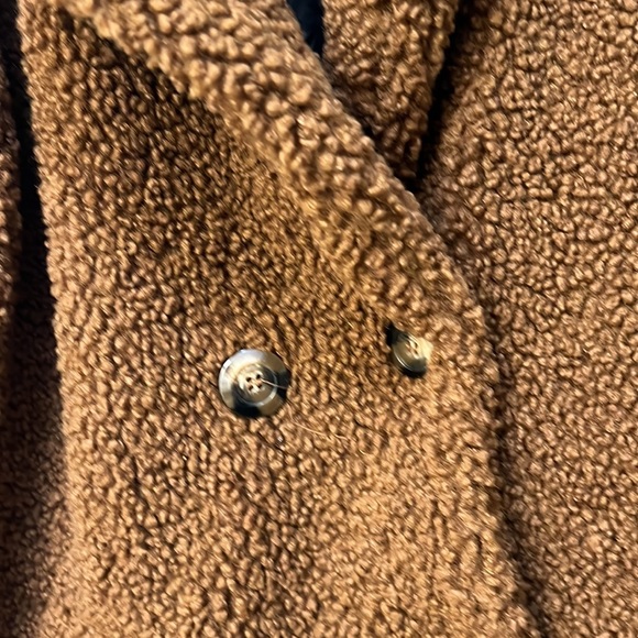 Faux fur teddy coat size M - Picture 3 of 10